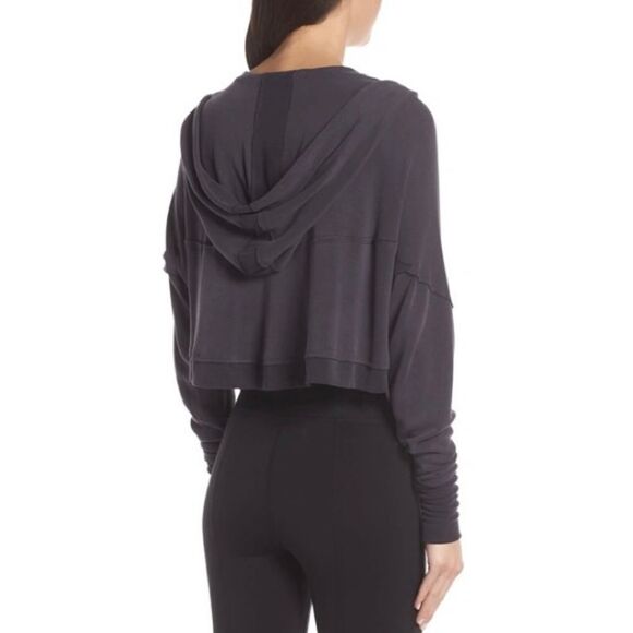 FREE PEOPLE Movement Aries Hoodie in Washed Black - Picture 2 of 4